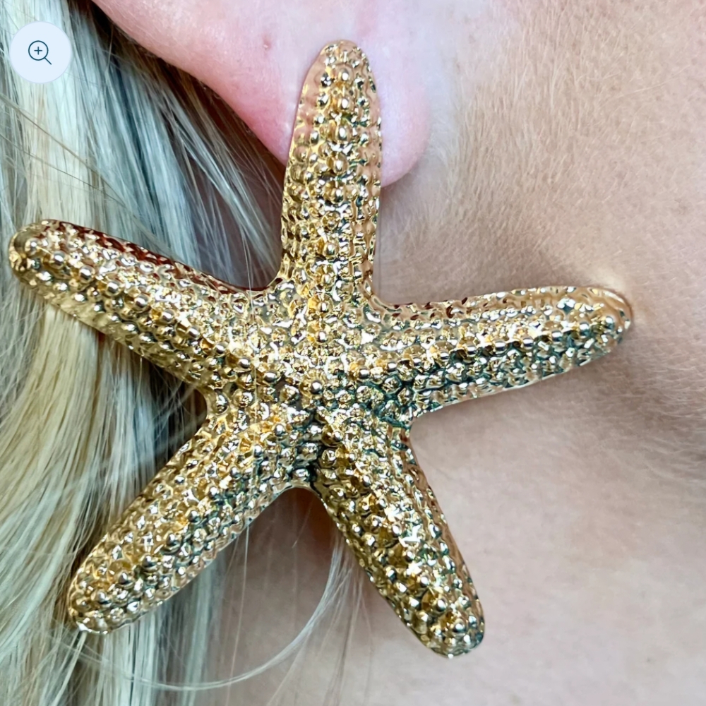 Zara Gold Starfish Earrings